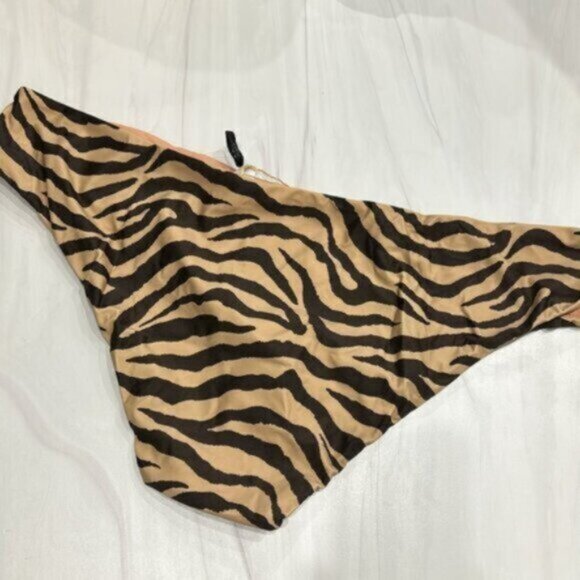 NWT J.Crew Women's Brown Curved-Waist Cheeky Bikini Bottom Size 3X - Picture 8 of 8